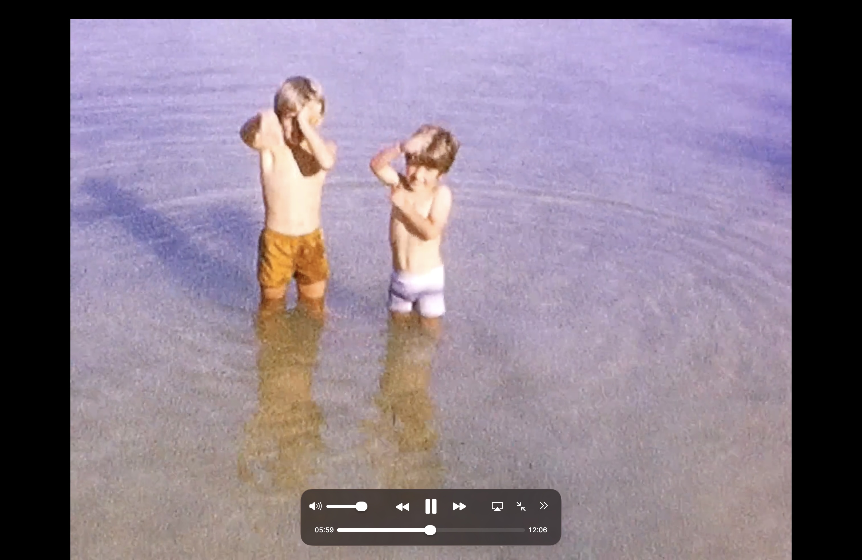 Reel selector and poster frame in the Beyond Me film viewer